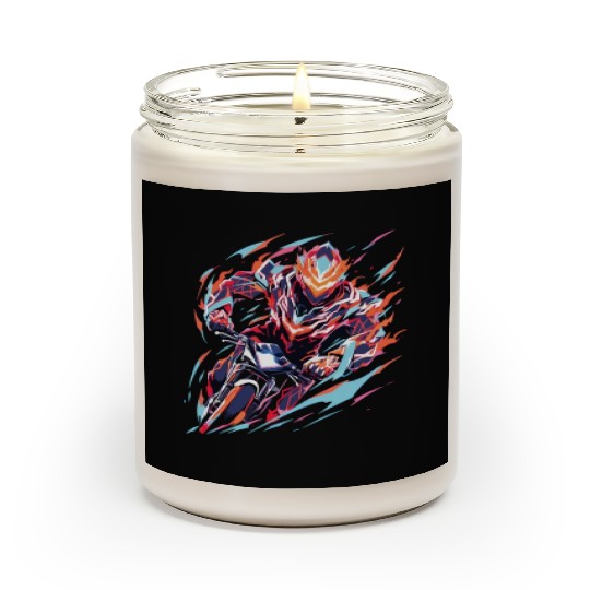 Motorcycle Motorcyclist Moped Supermoto Scented Candles