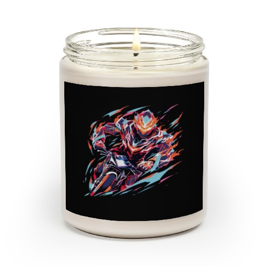 Motorcycle Motorcyclist Moped Supermoto Scented Candles