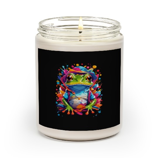 Vibrant Frog Scented Candles