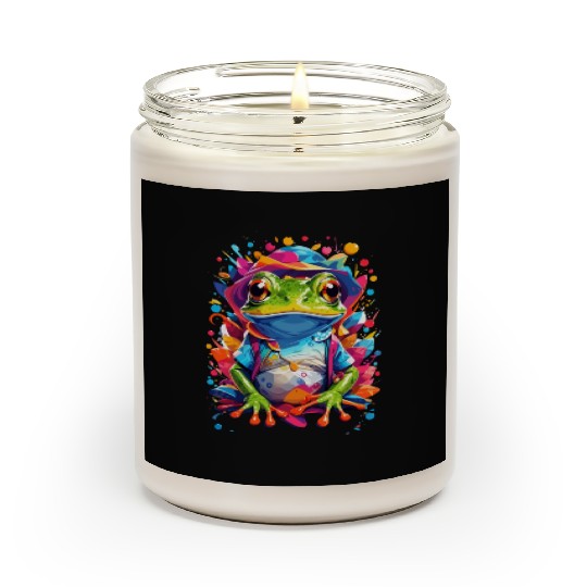 Vibrant Frog Scented Candles