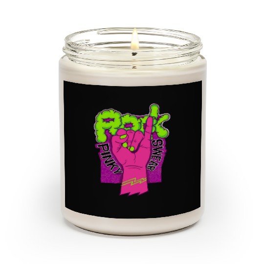 Rock hand pink Scented Candles