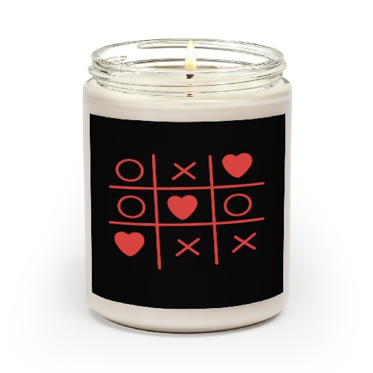 Cool Valentine s Day Criss Cross Heart Scented Candles