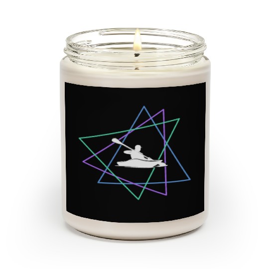 Geometric Kayak Adventure Scented Candles