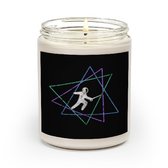 Geometric Fencing Duel Scented Candles