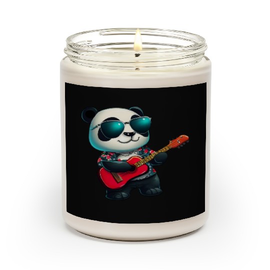 Aloha style panda Scented Candles