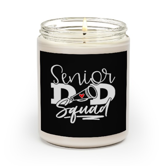 Senior Cheer Dad Squad American Football Scented Candles
