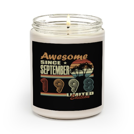 september 1998 Anniversary september 1998 septembe Scented Candles