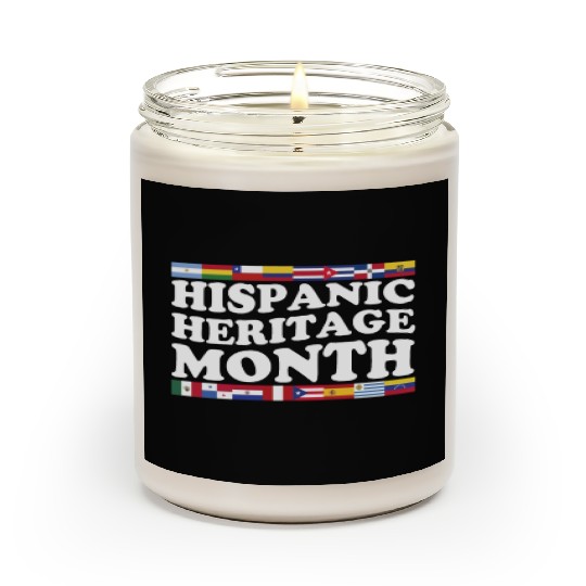 Hispanic Heritage Month Funny Hispanic Spanish Scented Candles