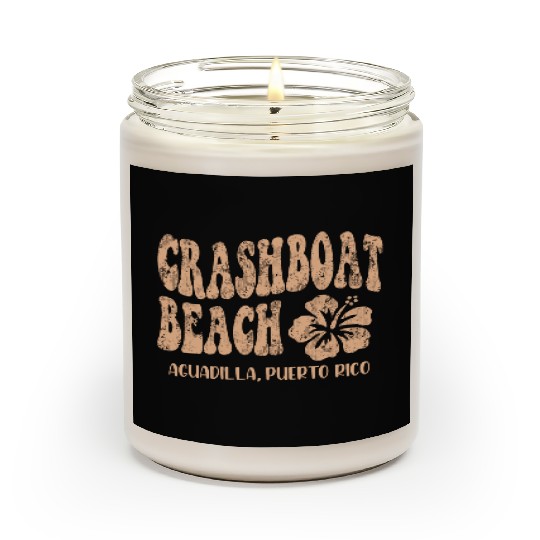 Crashboat beach Aguadilla Puerto Rico Scented Candles