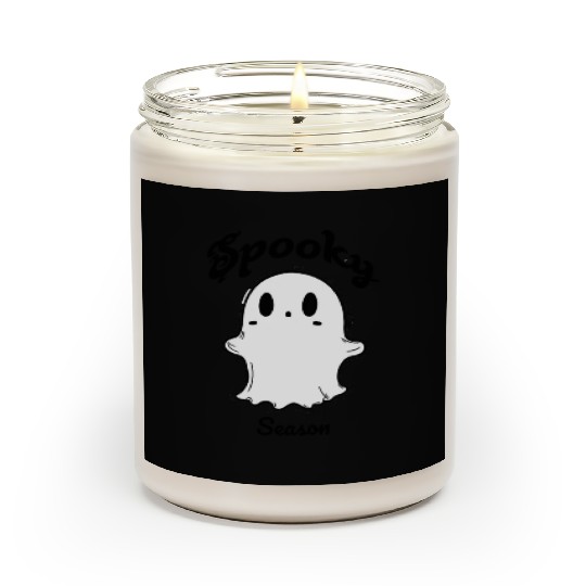 Halloween Ghost Boo Funny Cute Trick or Treat Scented Candles