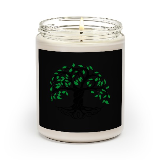 Yggdrasil the tree of life from viking mythology Scented Candles