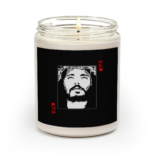 Jesus Is King Jesus King Of Hearts Card Christian Scented Candles