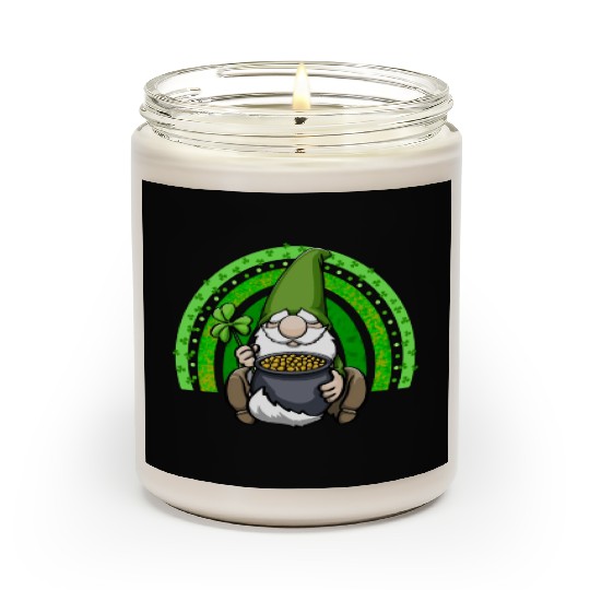 Pot of Gold Gnome Rainbow Scented Candles