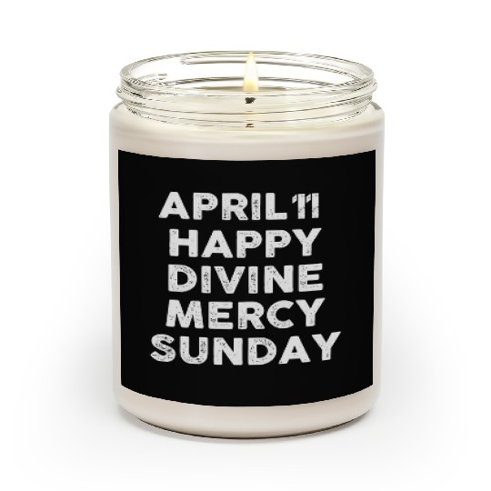 Divine Mercy Sunday Scented Candles