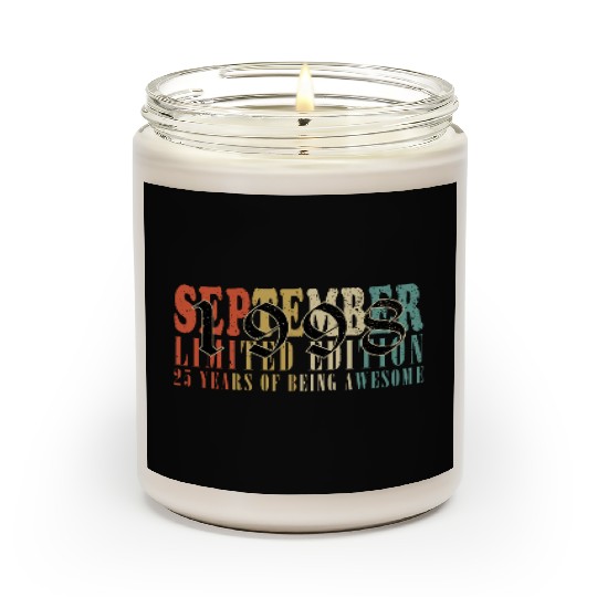 september 1998 Anniversary september 1998 septembe Scented Candles