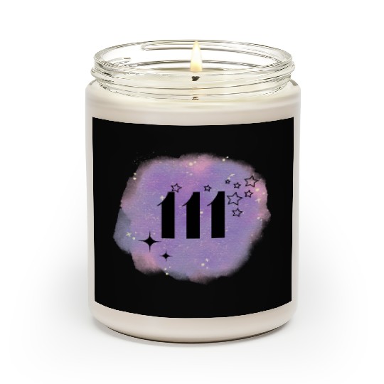 Angel Number 111 Numerology Lilac Scented Candles