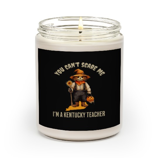 I’m a Kentucky Teacher Halloween Fall Autumn Scented Candles