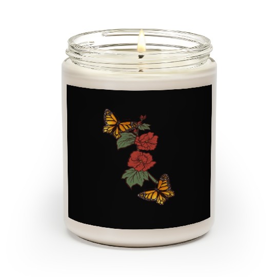 Natures Monarch Butterflies Scented Candles