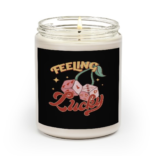 Feeling Lucky Tic Tac Toe Love Game Valentine Gift Scented Candles
