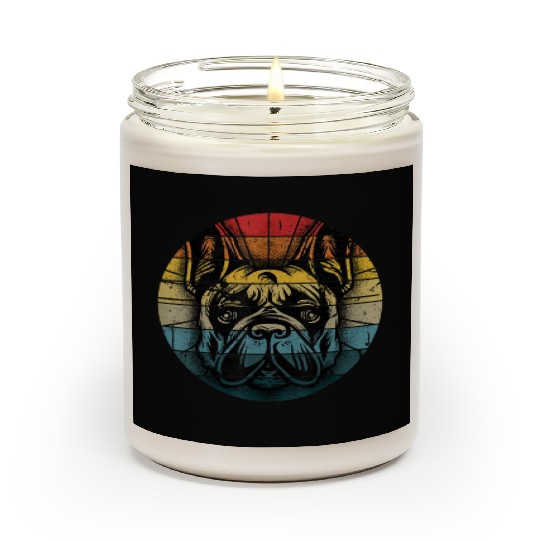 French Bulldog Gift Frenchie Dog Lover Dogfather Scented Candles