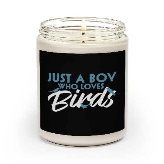 Bird Budgie Boy Avian Love Robin Heron Hummingbird Scented Candles