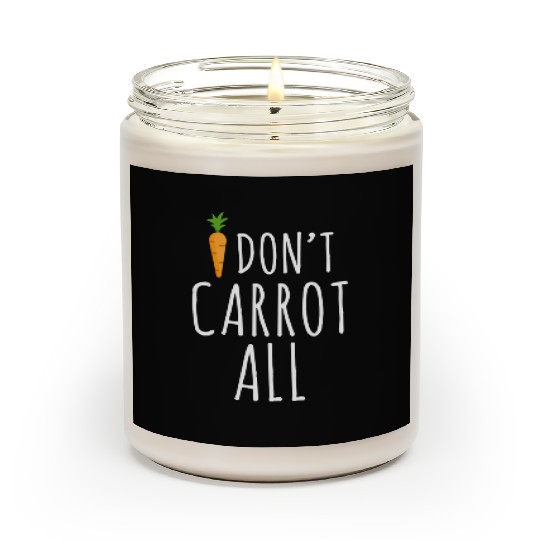 Funny Gardening Carrot Scented Candles