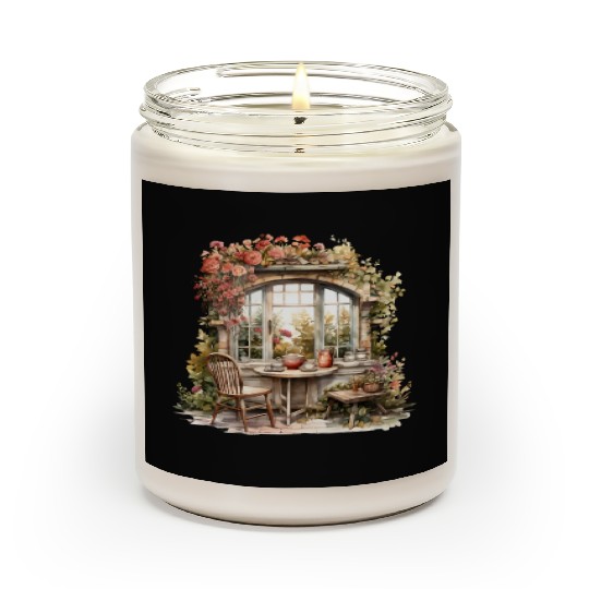 Wild Flowers Scented Candles Design - Funny gift