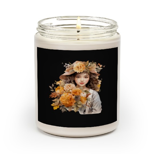 Wild Flowers Scented Candles Design - Funny gift