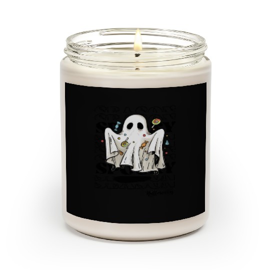 Spooky Season Ghost Halloween Trick Or Treat Scented Candles
