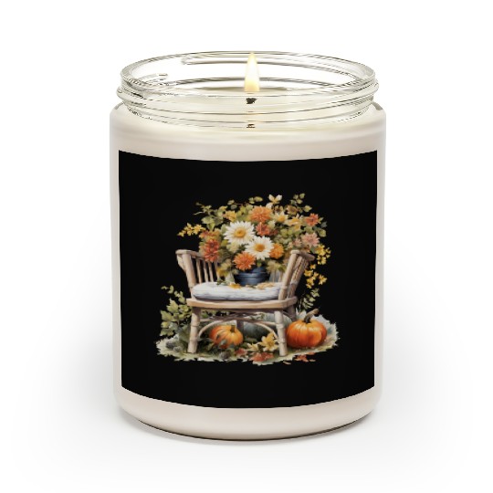 Wild Flowers Scented Candles Design - Funny gift