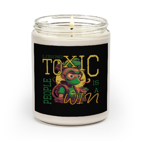 losing toxic people is a win Scented Candles