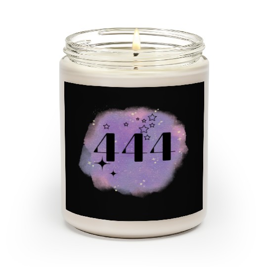 Angel Number 444 Numerology Purple Scented Candles