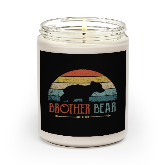 Brother Bear Scented Candles Vintage Retro Brother Gift