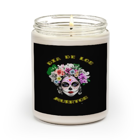 flower girl - day of the dead Scented Candles