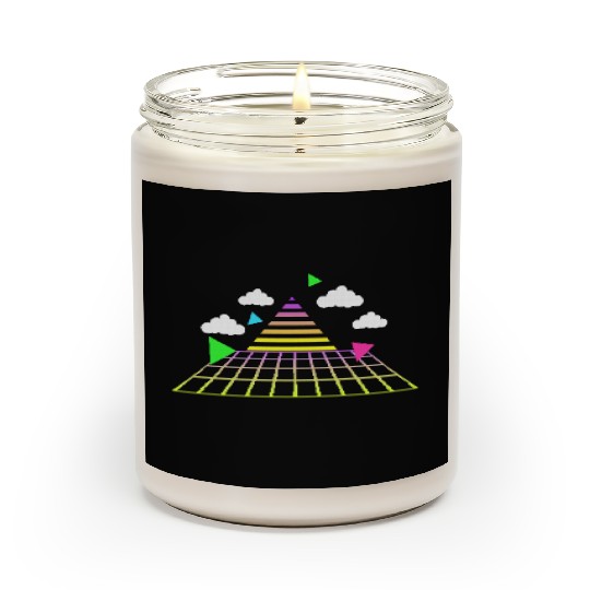 Game 8-bit pixel retro style 90s. Scented Candles