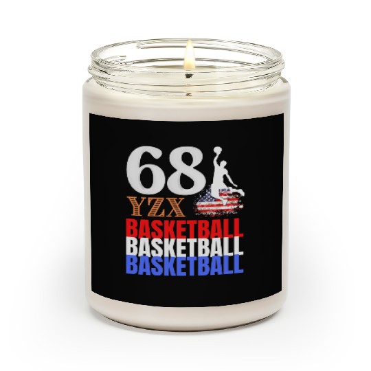 American basketball tri-colour Scented Candles