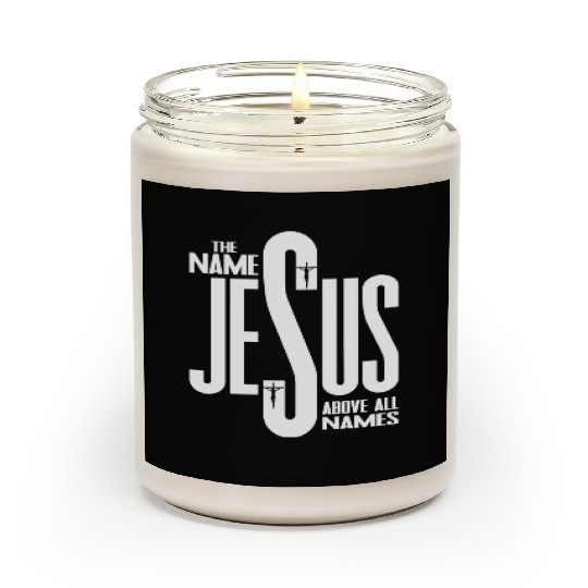 Name Above All Names Love Jesus Christmas Scented Candles