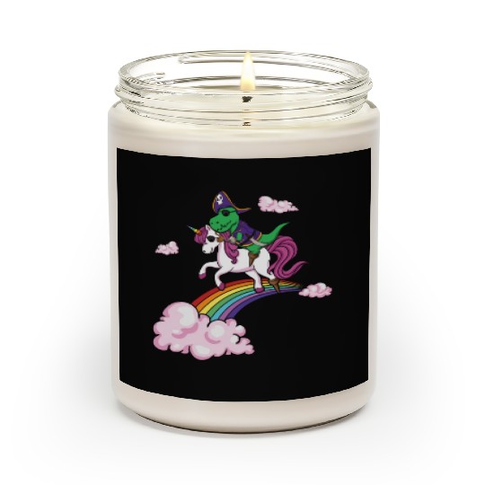Dinosaur Pirate Cool Unicorn Lazy Creepy Halloween Scented Candles