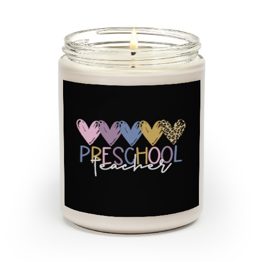 Preschool Teacher Back To School Preschool Teacher Scented Candles