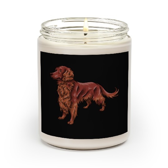 Irish Red Setter Dog Scented Candles