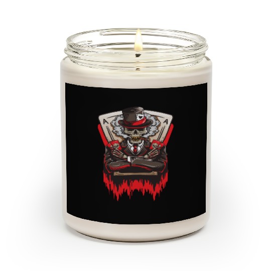 Spades Ace Death Poker Texas Hold'em Scented Candles
