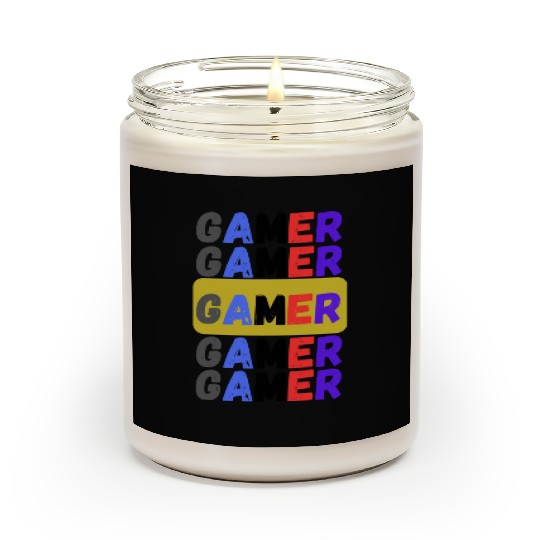 Distressed Retro Gamer Scented Candles
