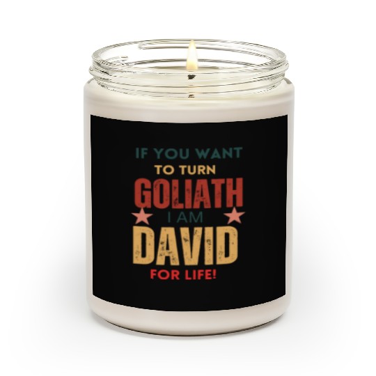 David For Life Faith Over Fear Stories Scented Candles