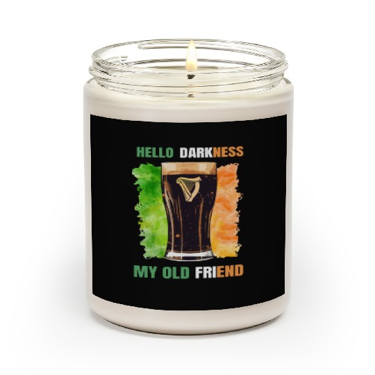Hello Darkness My Old Friend Irish Stout Scented Candles