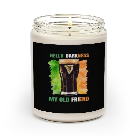 Hello Darkness My Old Friend Irish Stout Scented Candles