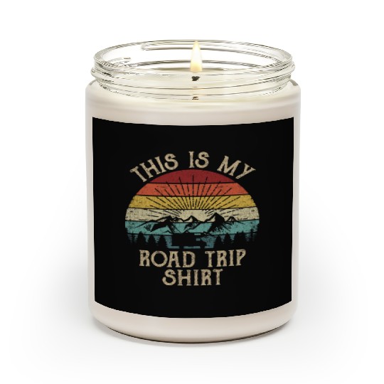 This Is My Road Trip Scented Candles RV Vacation Travel