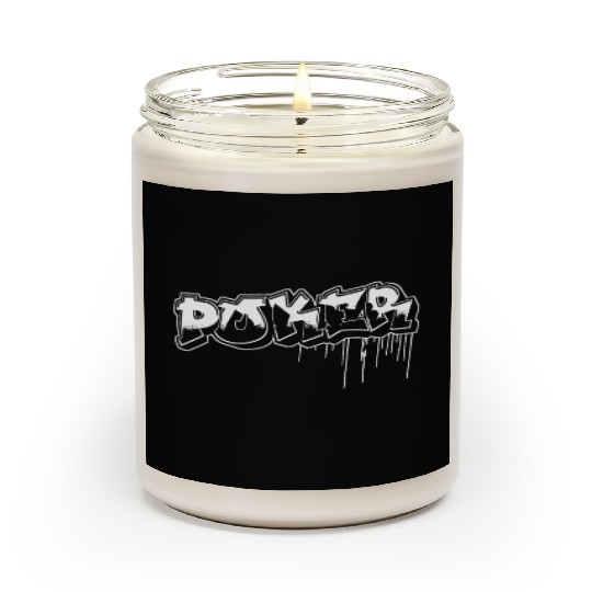 Poker Graffiti Scented Candles