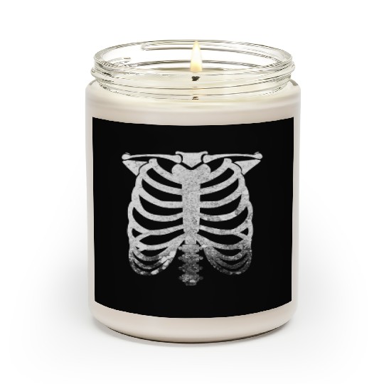 Halloween Skeleton Rib Cage Scented Candles