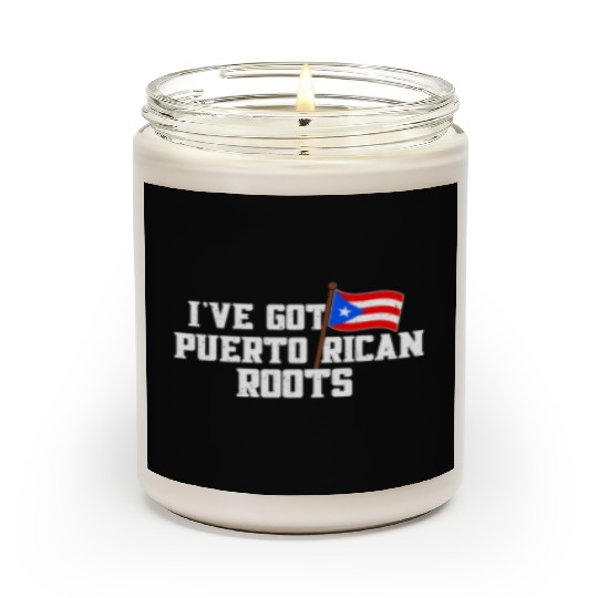 Puerto Rican Roots Citizenship Puerto Rico Pride F Scented Candles