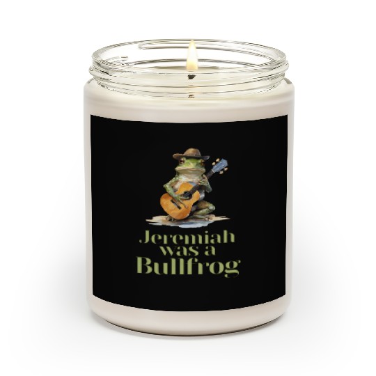 Jeremiah Was a Bullfrog - Classic Rock Scented Candles